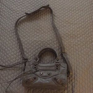 Grey Crossbody Purse